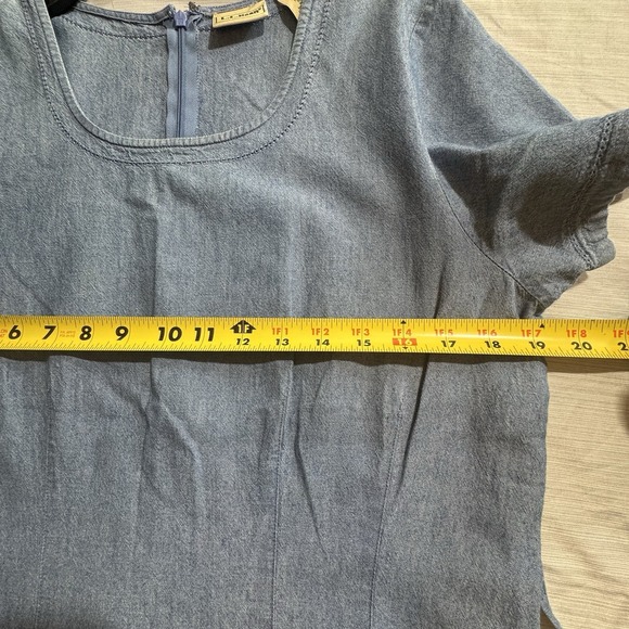 L.L. Bean Women's Size 12 Jean Long Dress - Picture 4 of 8